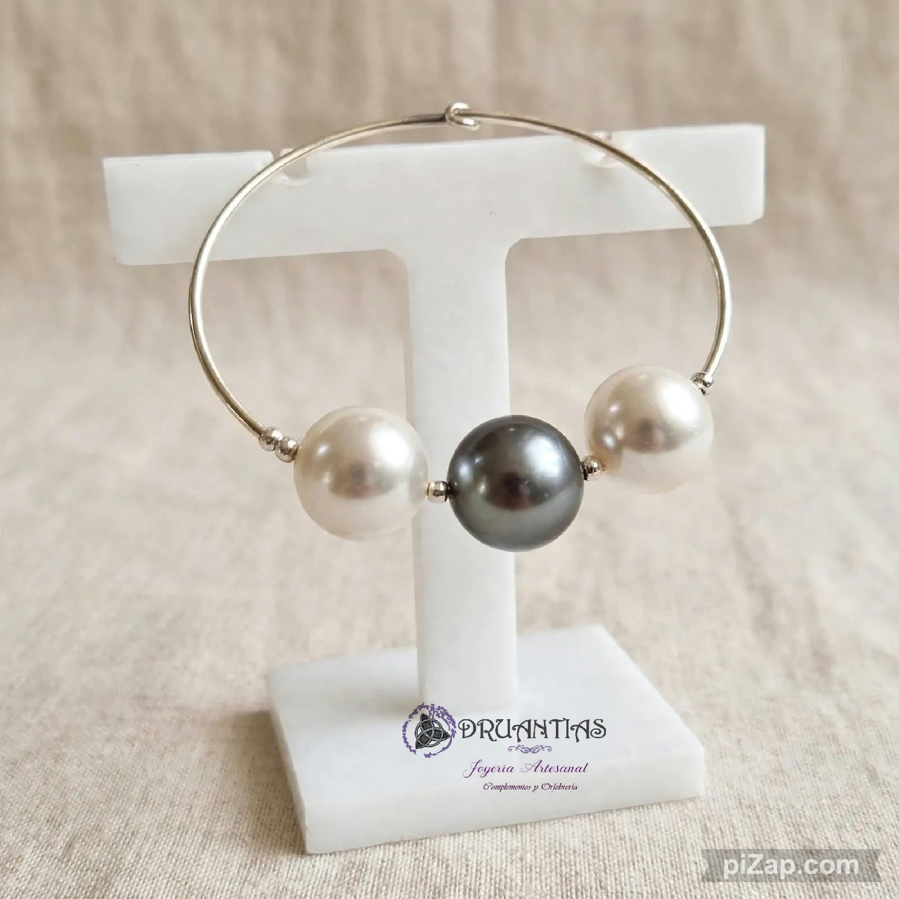 Pulsera Rígida 925 Dru PDRUAG1