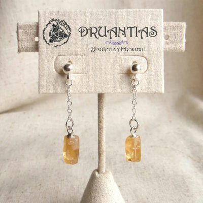 Pendientes Tubo 925 Dru PPDRUAG19