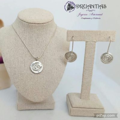 Conjunto Espiral 925 Dru CONJDRUAG3P