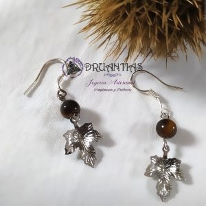 Pendientes Hojas Acero PPACER17OT