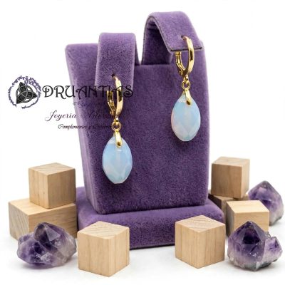 Pendientes Rombo Baño Oro 18k PPAU4