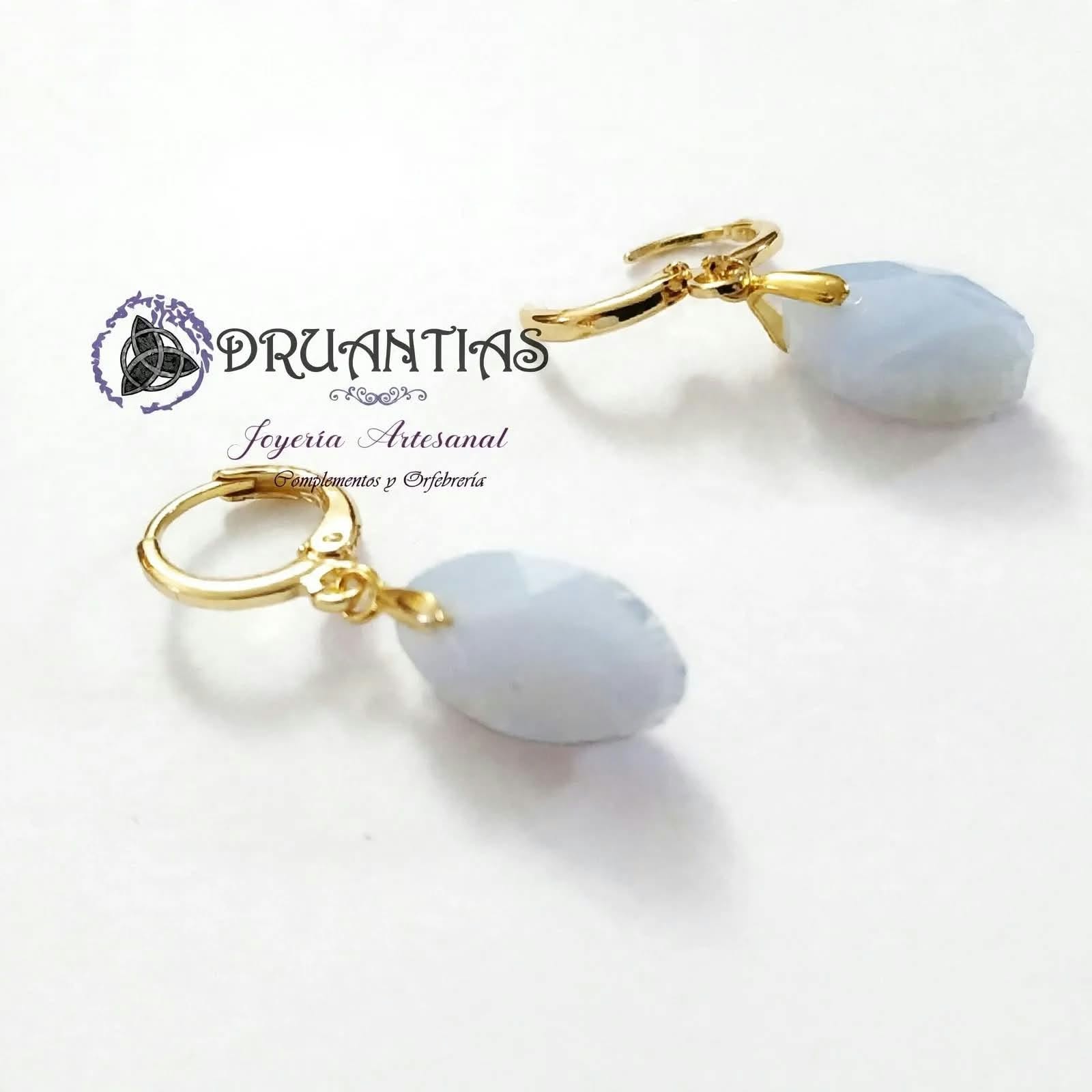 Pendientes Rombo Baño Oro 18k PPAU4