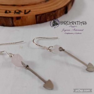 Pendientes Flecha Acero PPACER88