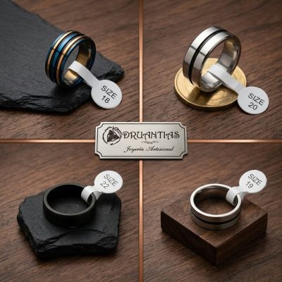 Anillo Plateado Acero AACER24