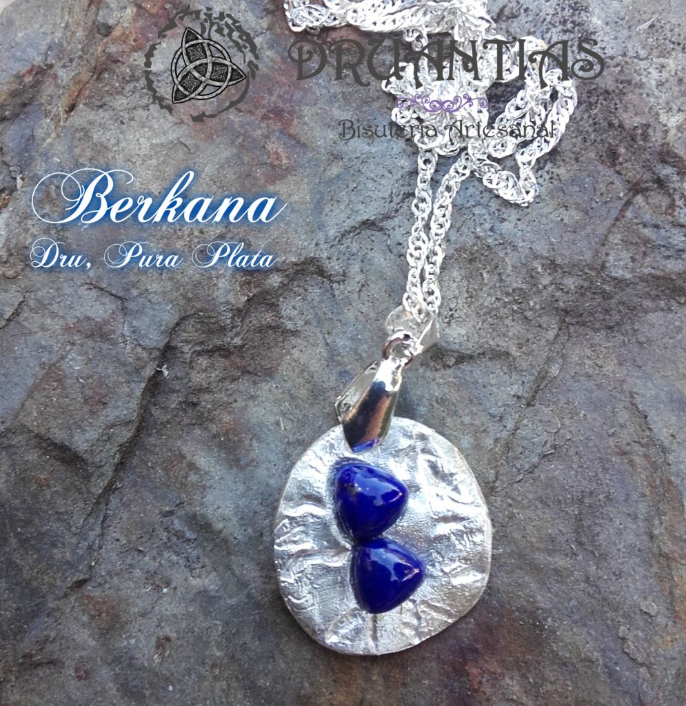 Colgante runa berkana Dru, pura plata 925
Simbología Celta en Druantias