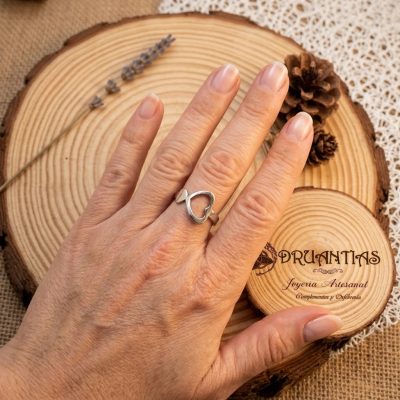 Anillo Corazón Acero AACER19