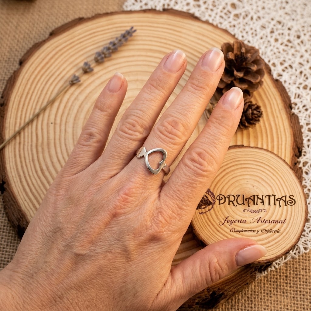 Anillo Corazón Acero AACER19