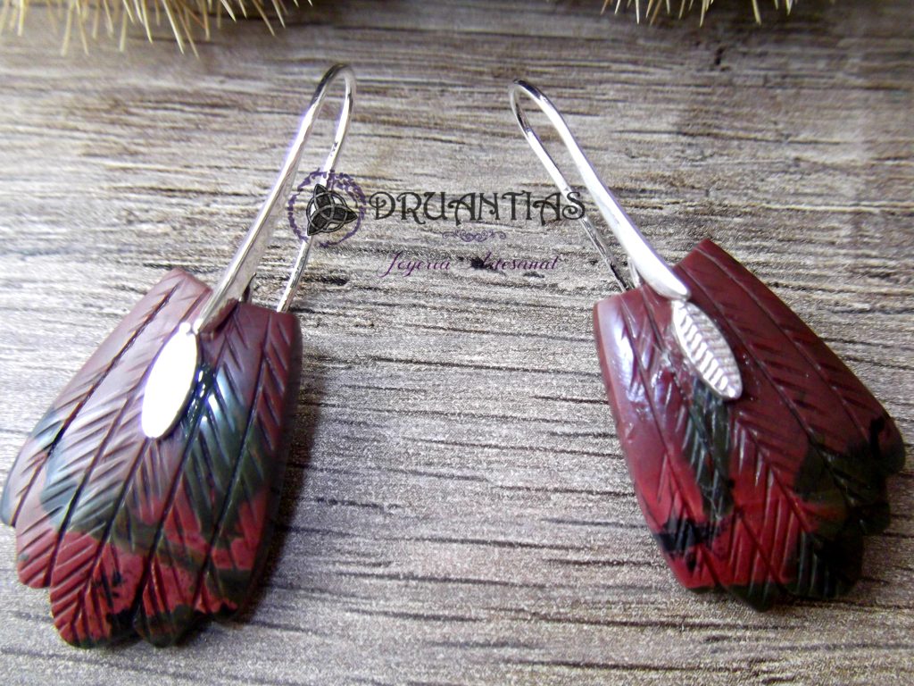 Pendientes Pluma 925 PPETNICA4