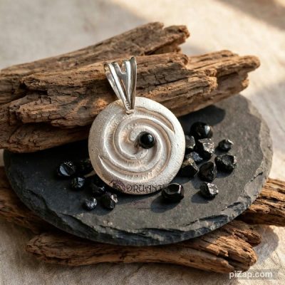 Colgante Espiral 925 Dru COLDRUAG3AZ