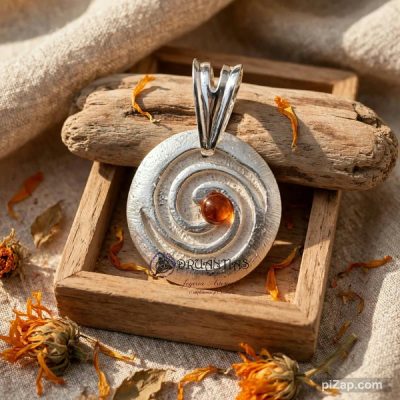 Colgante Espiral 925Dru COLDRUAG3A