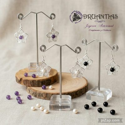 Pendientes Flores 925 PPNATUR2