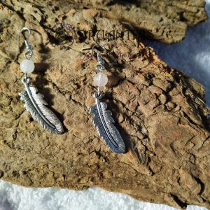 Pendientes Pluma Tibetana PPETNICA2