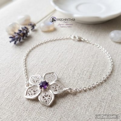 Pulsera Flor 925 PNATUR2