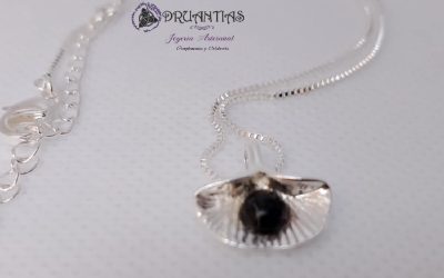 Colgante Azabache Ginko 925 AZACOL6