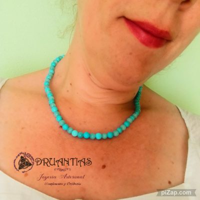 Gargantilla Pegada Turquesa 925 CNADQA8