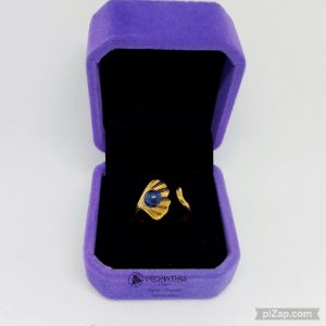 Anillo Hoja Ginko Acero AACER4