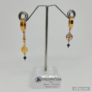 Pendientes Árbol de la Vida Acero PPACER3D