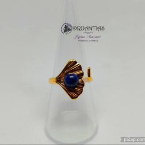 Anillo Hoja Ginko Acero AACER4