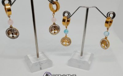 Pendientes Árbol de la Vida Acero PPACER2D