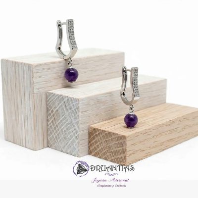 Gargantilla Amatista Plata CNADQA15