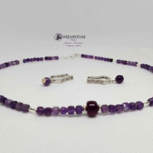 Pendientes Amatista Plata PPNADQA15 - Imagen 4