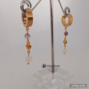 Pendientes Corazón Acero PPACER4D