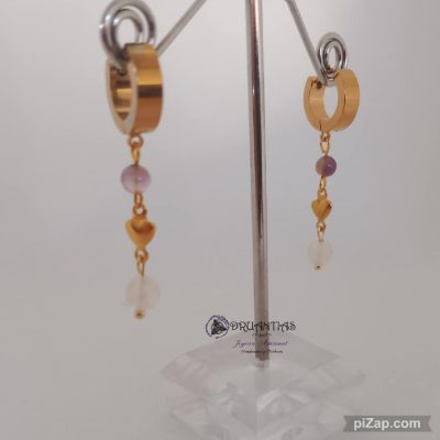 Pendientes Corazón Acero PPACER4D