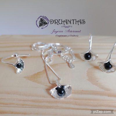 Conjunto Azabache Ginko 925 CONJAZAGINKO