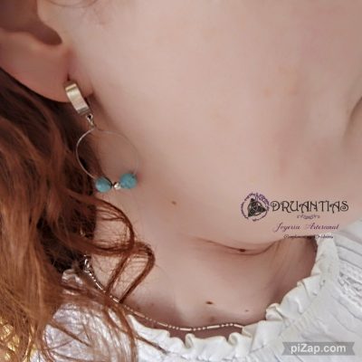 Pendientes Aro 1cm Acero PPACER14