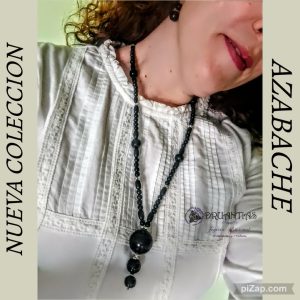 Collar Boho Azabache 925 AZACOLL8