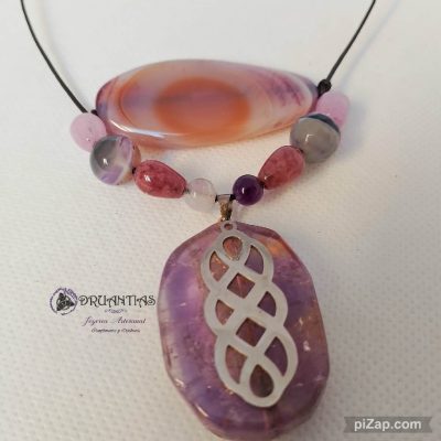 Collar Infinito Celta Acero GARZACER22