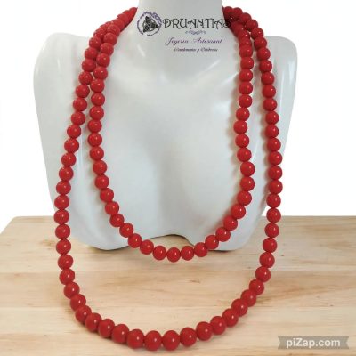 Collar largo Coral 925-CNADQA18