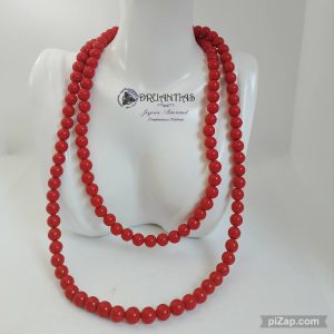 Collar largo Coral 925- CNADQA18