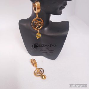 Pendientes Triqueta Acero PPACER4D
