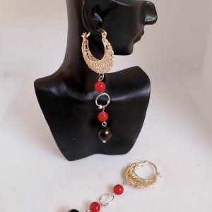 Pendientes Aro Azabache 925 AZAPEND20