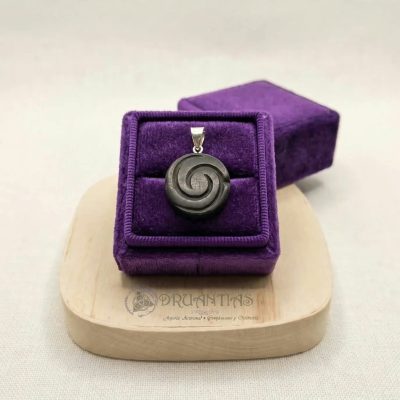 Colgante Espiral Azabache AZACOL6Pq
